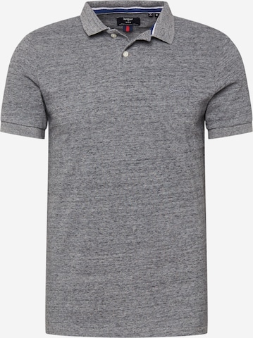 Superdry Poloshirt in Grau: front