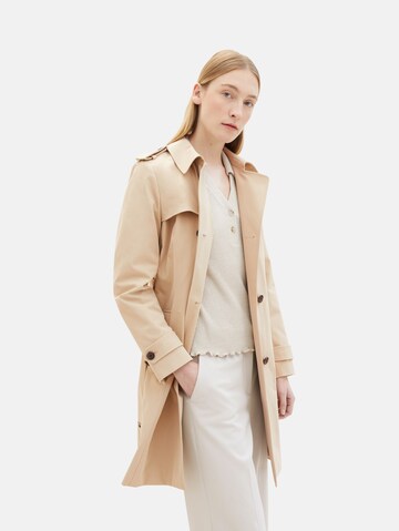 Manteau mi-saison TOM TAILOR en beige