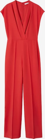 MANGO Jumpsuit 'roka' in Rot: predná strana