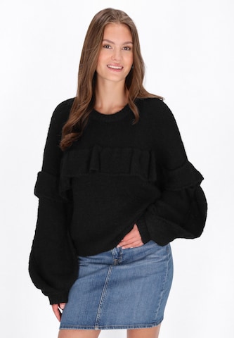 MYMO Trui 'Young Fashion' in Zwart: voorkant