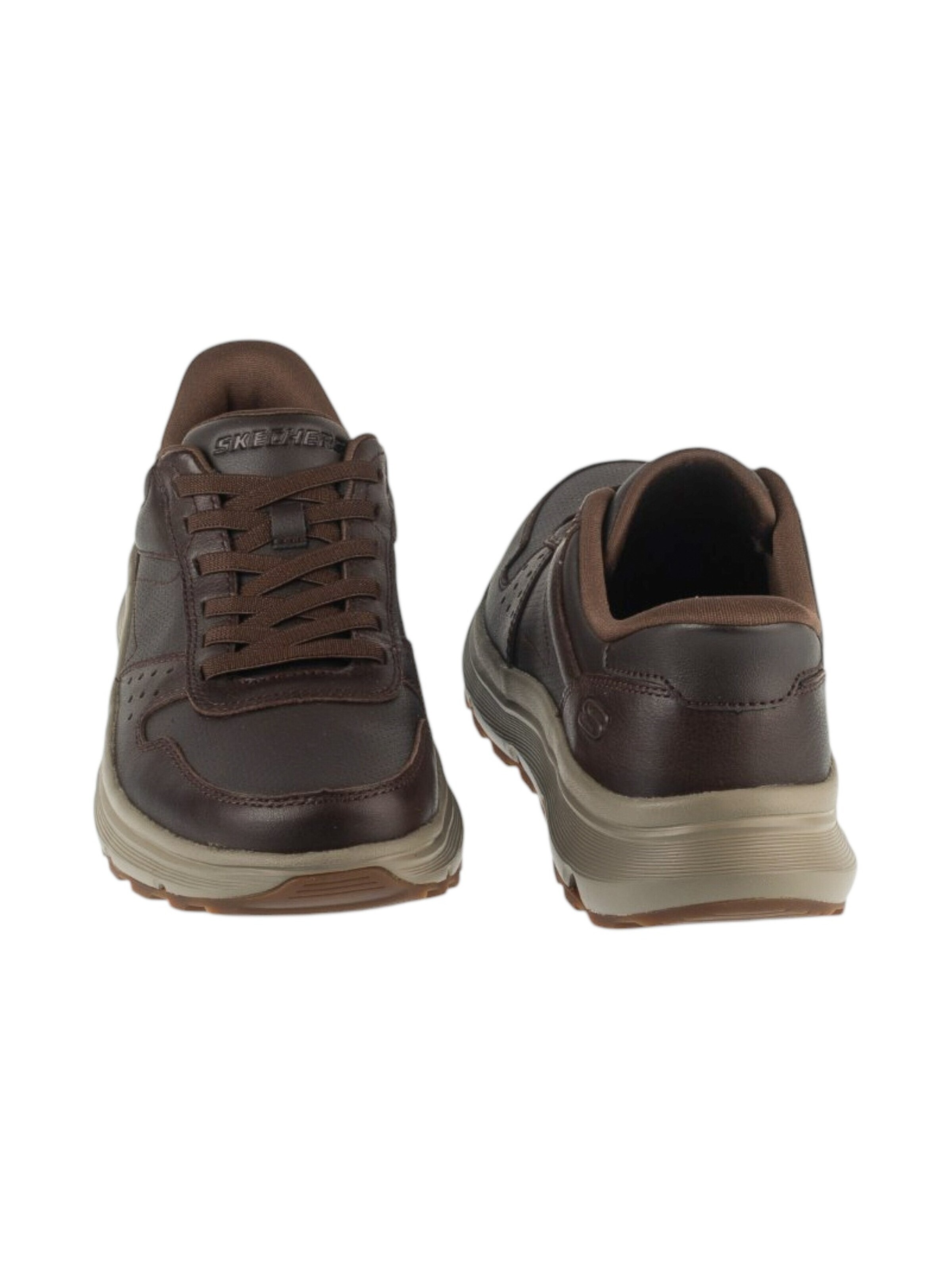 SKECHERS Athletic lace-up shoe 'Skechers Slip-Ins: Garza Ultra - Tyrell' in Brown