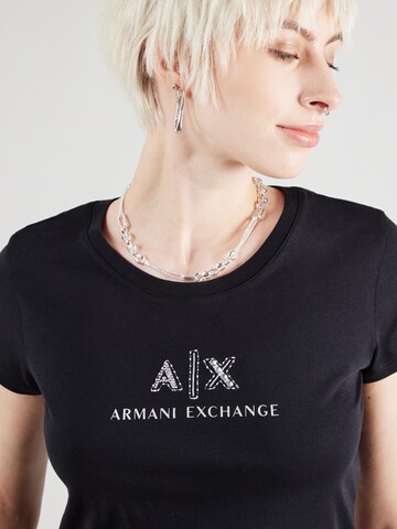 ARMANI EXCHANGE - Camiseta en negro