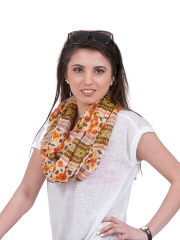 Sunsa Schlauchschal 'Sunsa' in Orange