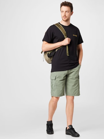 HOMEBOY - Loosefit Calças cargo 'x-tra CLAN GARGO SHORTS' em verde