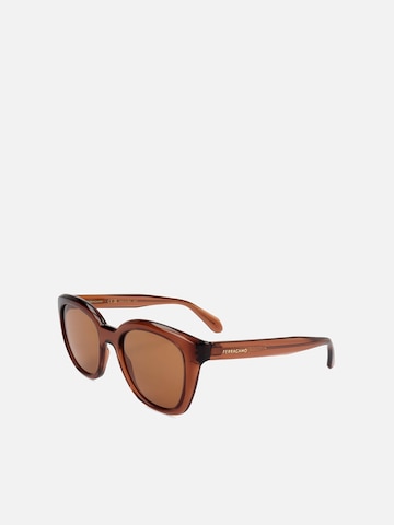Occhiali da sole 'SF2000S' di FERRAGAMO in marrone