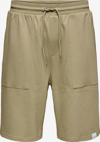 Only & Sons - Loosefit Pantalón 'Lee' en beige: frente