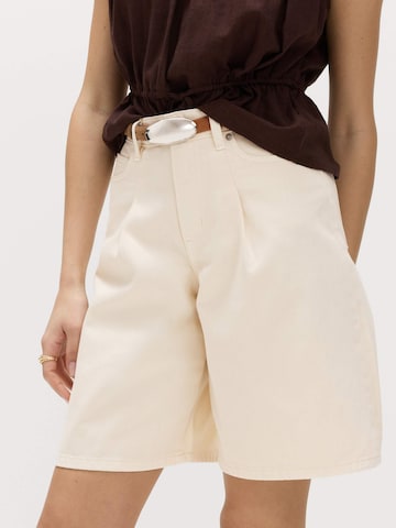 Marks & Spencer Wide Leg Shorts in Beige