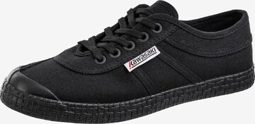 KAWASAKI Klassischer Sneaker im coolen Retrodesign in Schwarz: predná strana