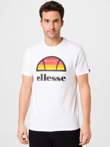 ELLESSE T-Shirt 'Sunset' in Weiß: predná strana