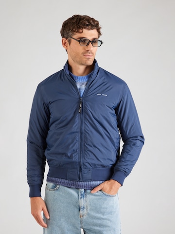 Geacă de primăvară-toamnă de la Pepe Jeans pe albastru: față