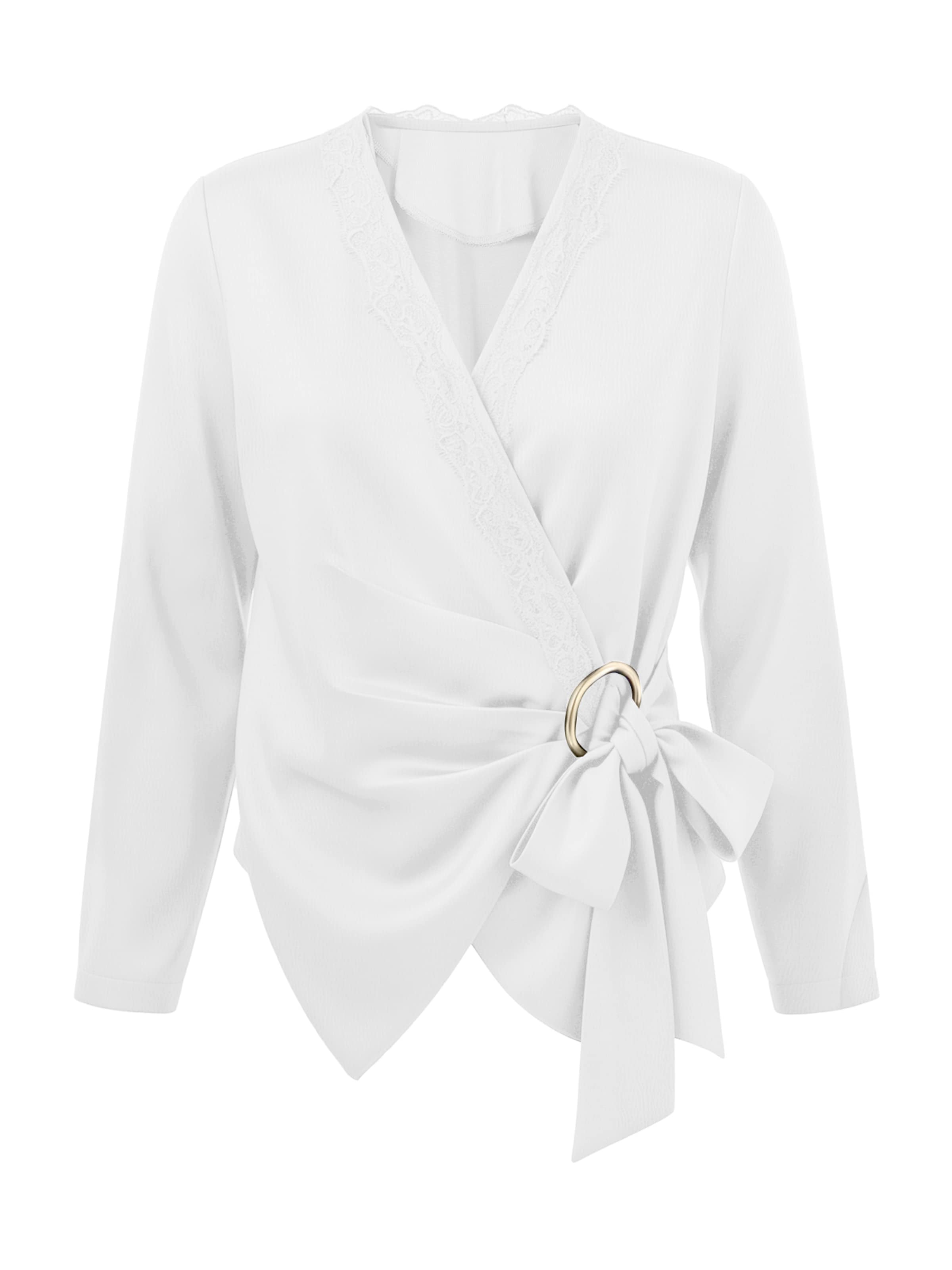 Camicia da donna di Imily Bela in bianco: frontale