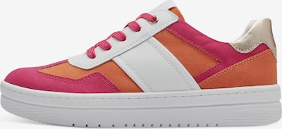 MARCO TOZZI Sneaker in orange / pink / weiß, Produktansicht