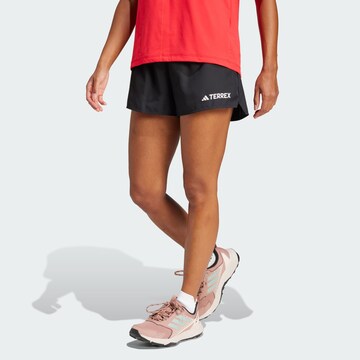 ADIDAS TERREX - regular Pantalón deportivo en negro: frente