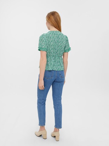 VERO MODA - Camisa 'Splash' em verde