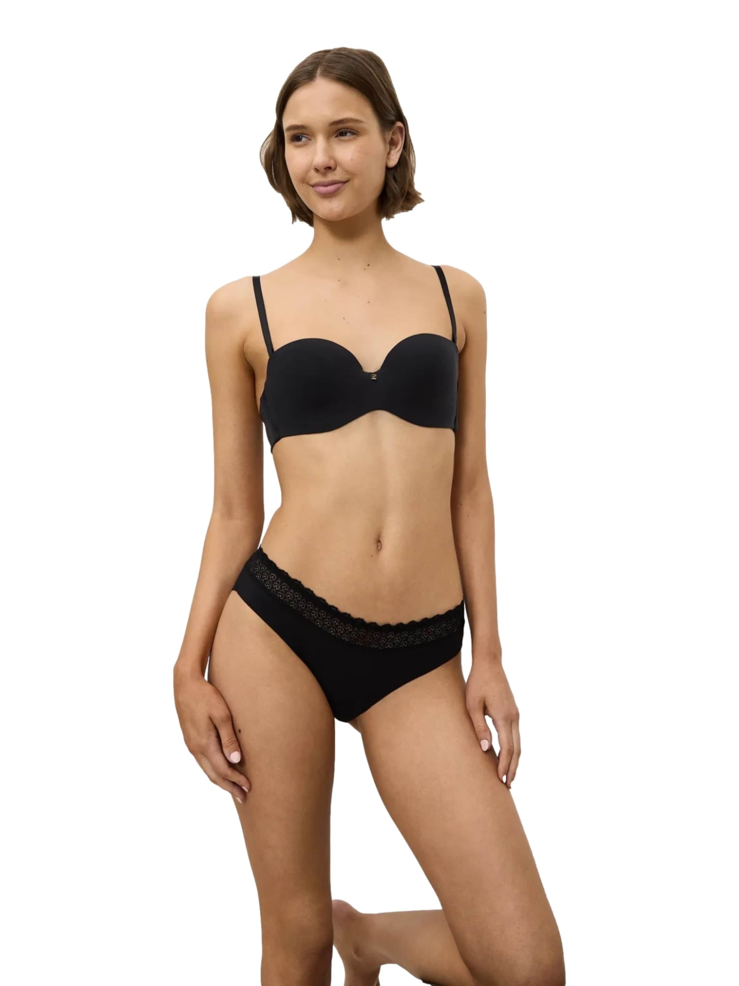 TRIUMPH Slip 'Feel of Modal' in Schwarz: Vorderseite