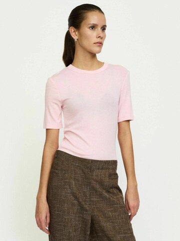 Top ' SRRoman ' di Soft Rebels in rosa: frontale