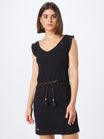 Ragwear Letní šaty 'Slavka' – černá: přední strana