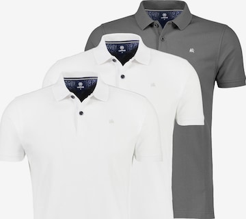 LERROS Shirt 'Basic' in Silver: front