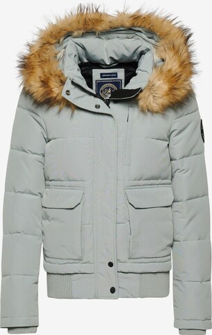 Superdry Winter Jacket in Grey: front
