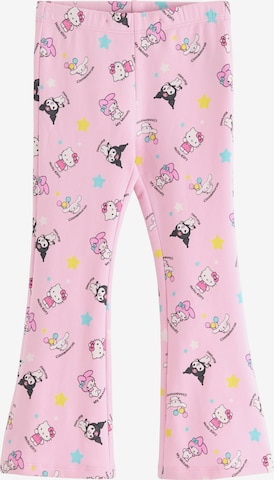 Lindex Levenevä Leggingsit 'Hello Kitty' värissä vaaleanpunainen: etupuoli