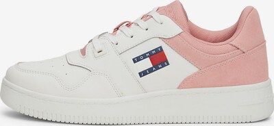 Tommy Jeans Platform trainers 'RETRO BASKET' in Navy / Dusky pink / Red / White, Item view