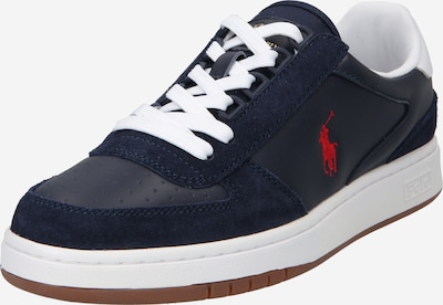 Polo Ralph Lauren Baskets basses en bleu marine / rouge, Vue avec produit