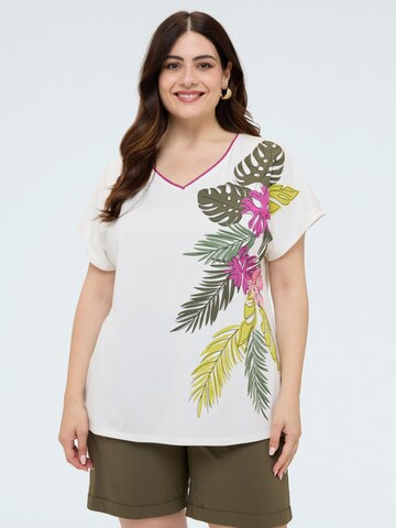 Fiorella Rubino - Camiseta en blanco