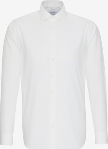 Coupe slim Chemise business SEIDENSTICKER en blanc : devant