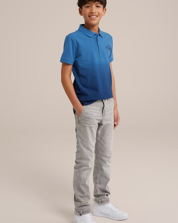 WE Fashion Shirt in Blauw