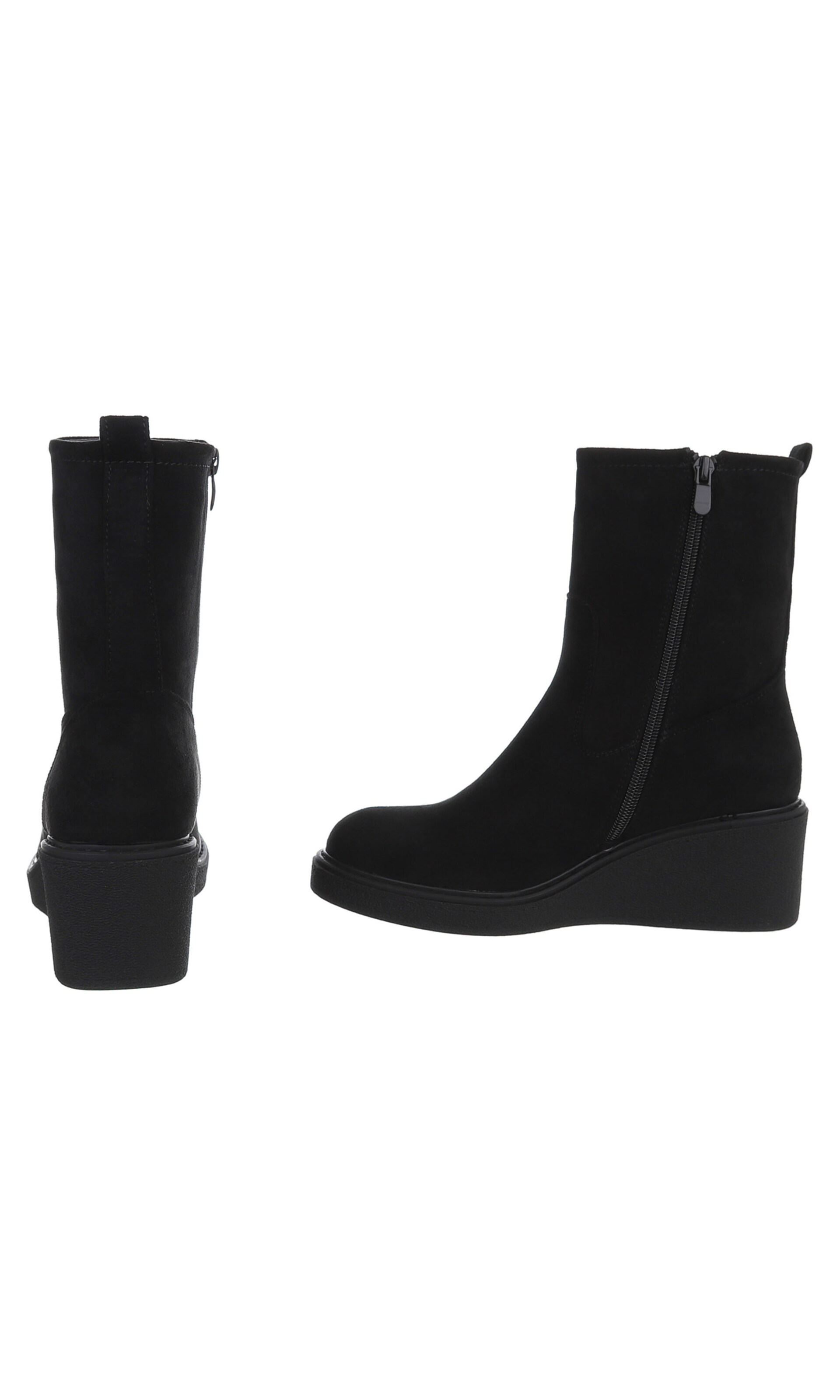 Ital-Design Ankle Boots in Black