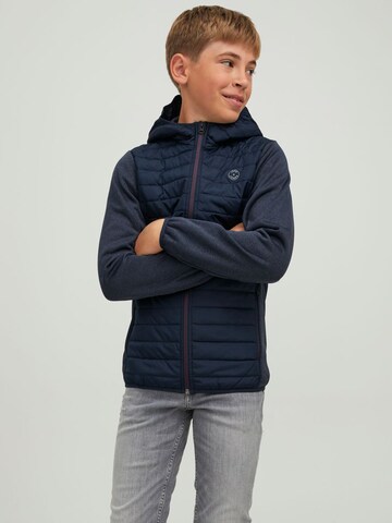 Jack & Jones Junior Přechodná bunda – modrá: přední strana