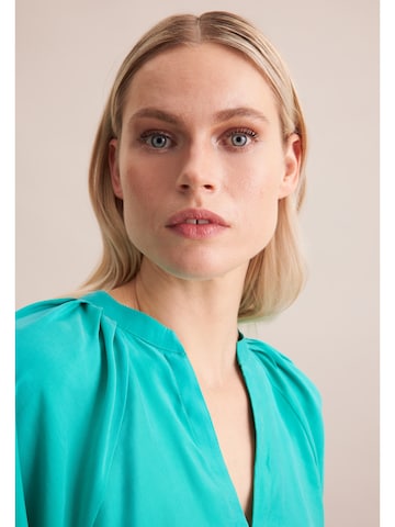 SEIDENSTICKER Bluse 'Schwarze Rose' in Blau