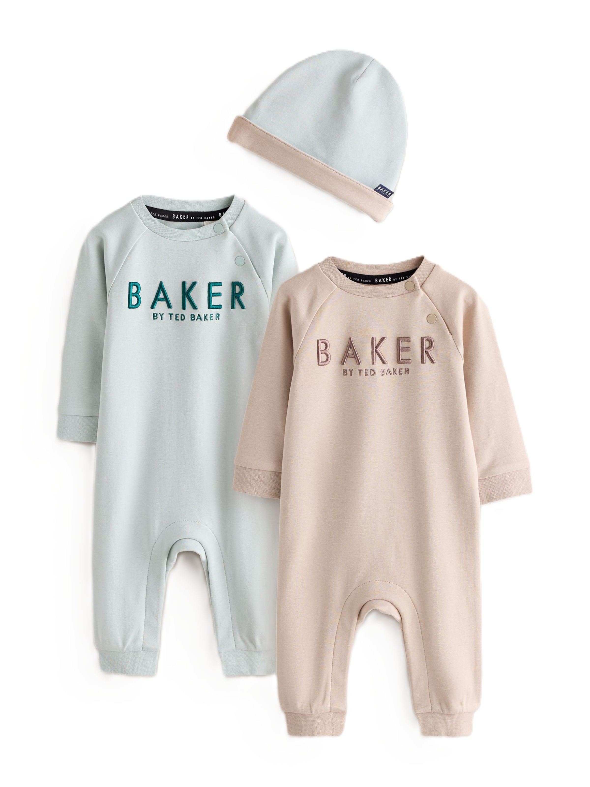 Baker by Ted Baker Комплект в размере 62 в Бензиновый / Мятный / Блекло-розовый, Обзор товара