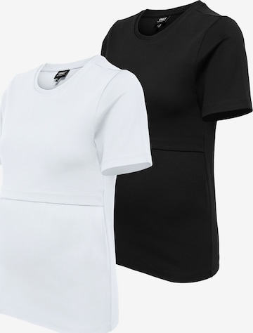 Only Maternity Tričko 'OLMNima' – černá: přední strana