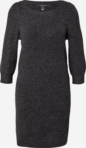 VERO MODA Knitted dress in Black: front