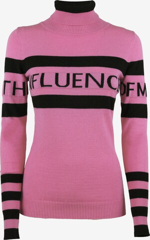 Pullover di Influencer in rosa: frontale