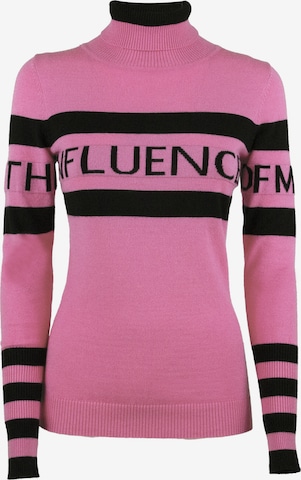 Influencer Sweater in Pink: front