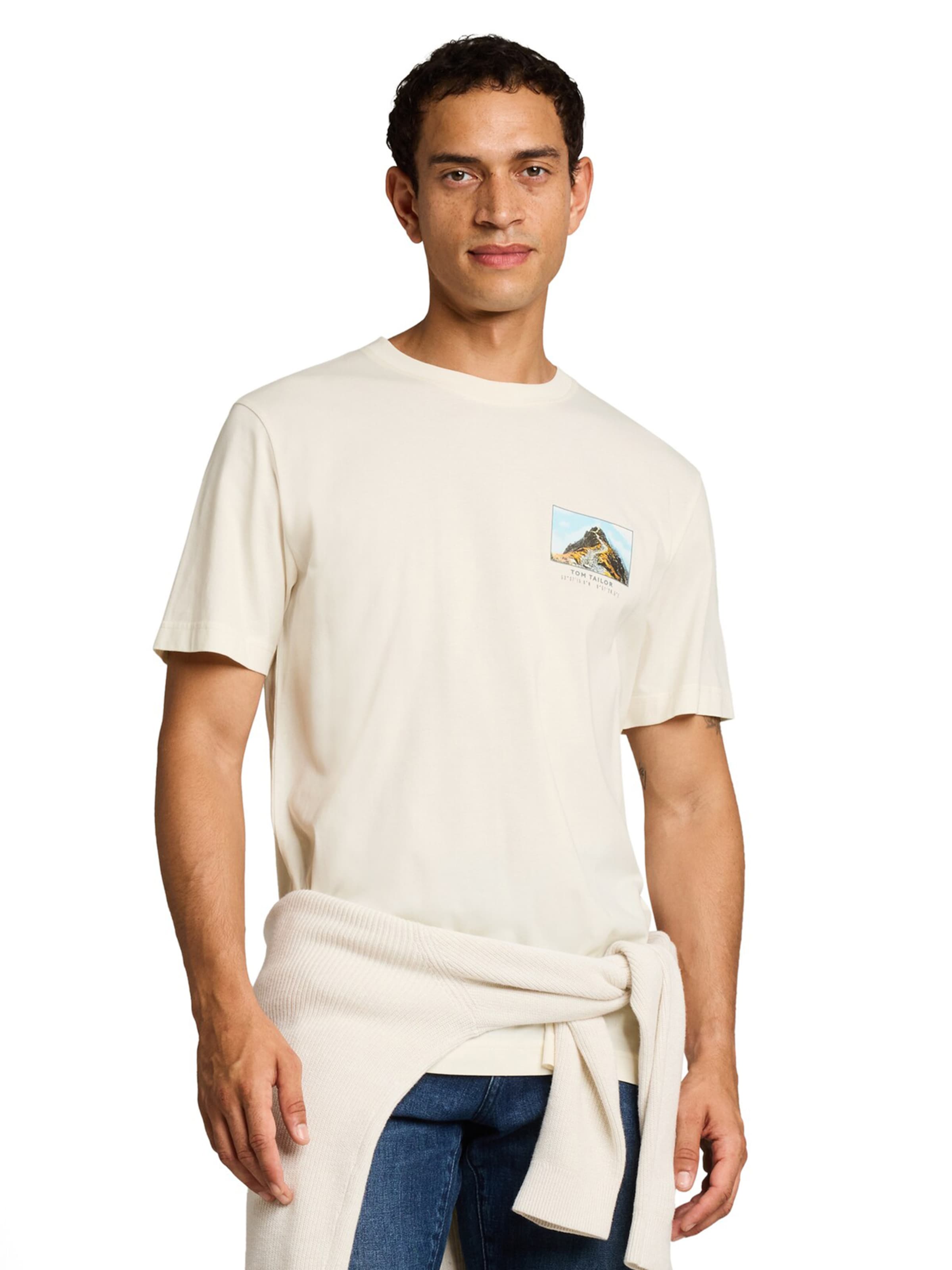 TOM TAILOR Shirt in White: front