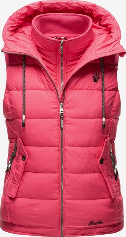 Gilet 'Taisaa' MARIKOO en rose : devant