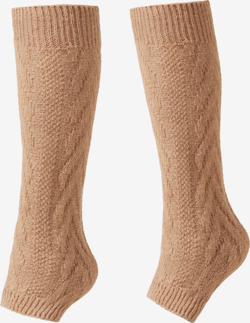 CALZEDONIA Socks in Beige: front