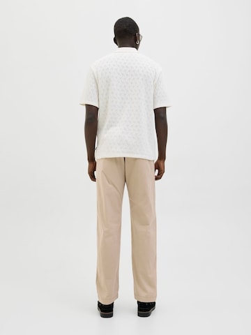 JACK & JONES Loose fit Trousers in Beige