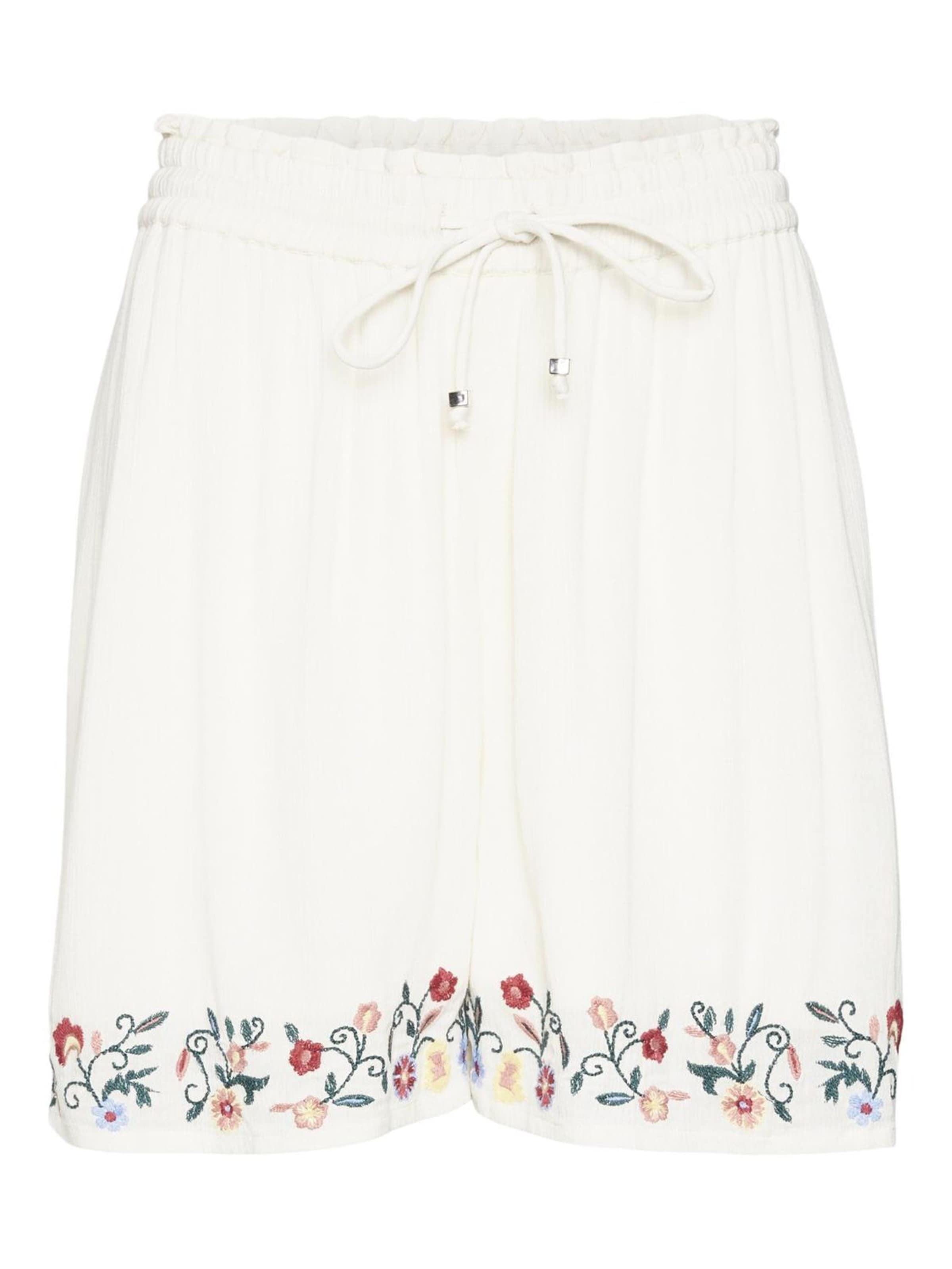 VERO MODA Regular Trousers 'VMSina' in White: front