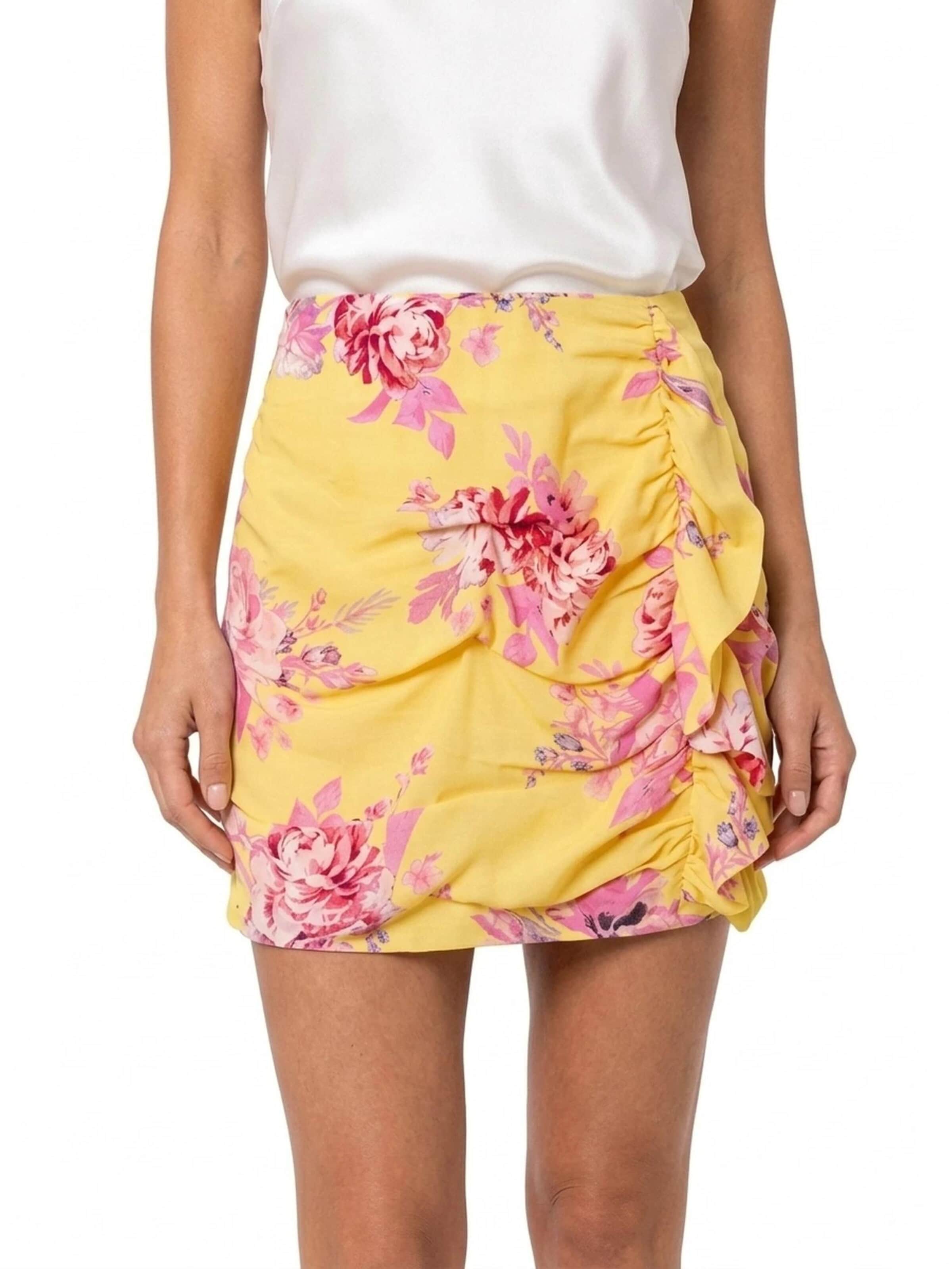 MANGO Skirt '308 Woman' in Yellow