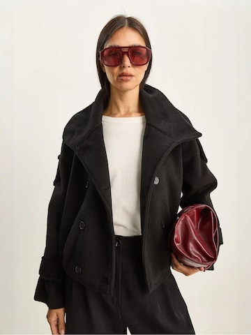Veste mi-saison Bianco Lucci en noir