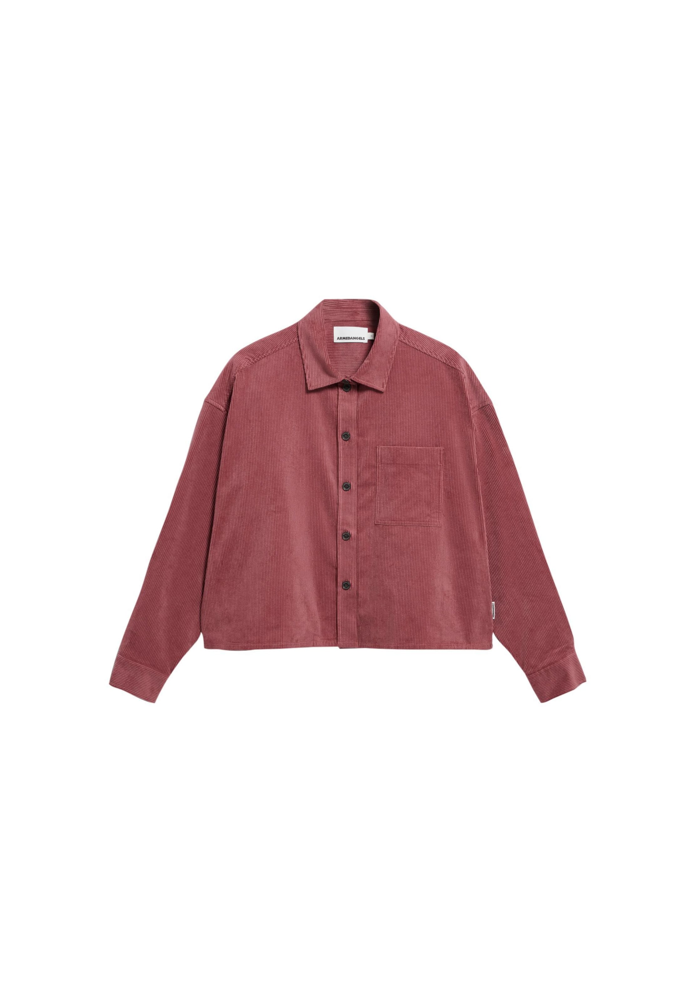 ARMEDANGELS Blouse in Rood: voorkant
