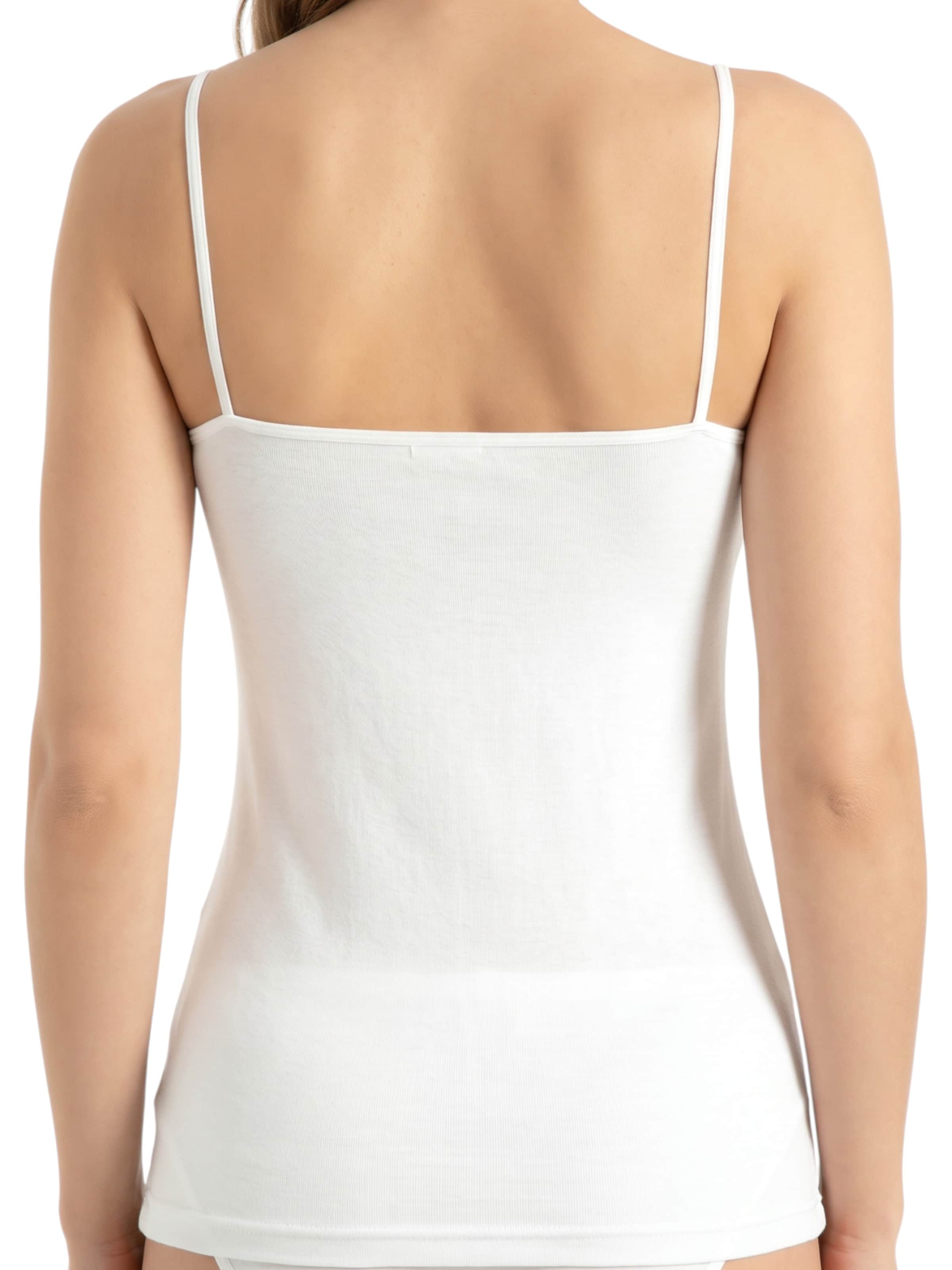 Haut 'CALIRA – Camisole Top' fashionshowcase en blanc
