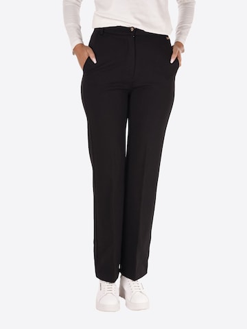 Regular Pantalon à pince 'Donna' Yes Zee en noir