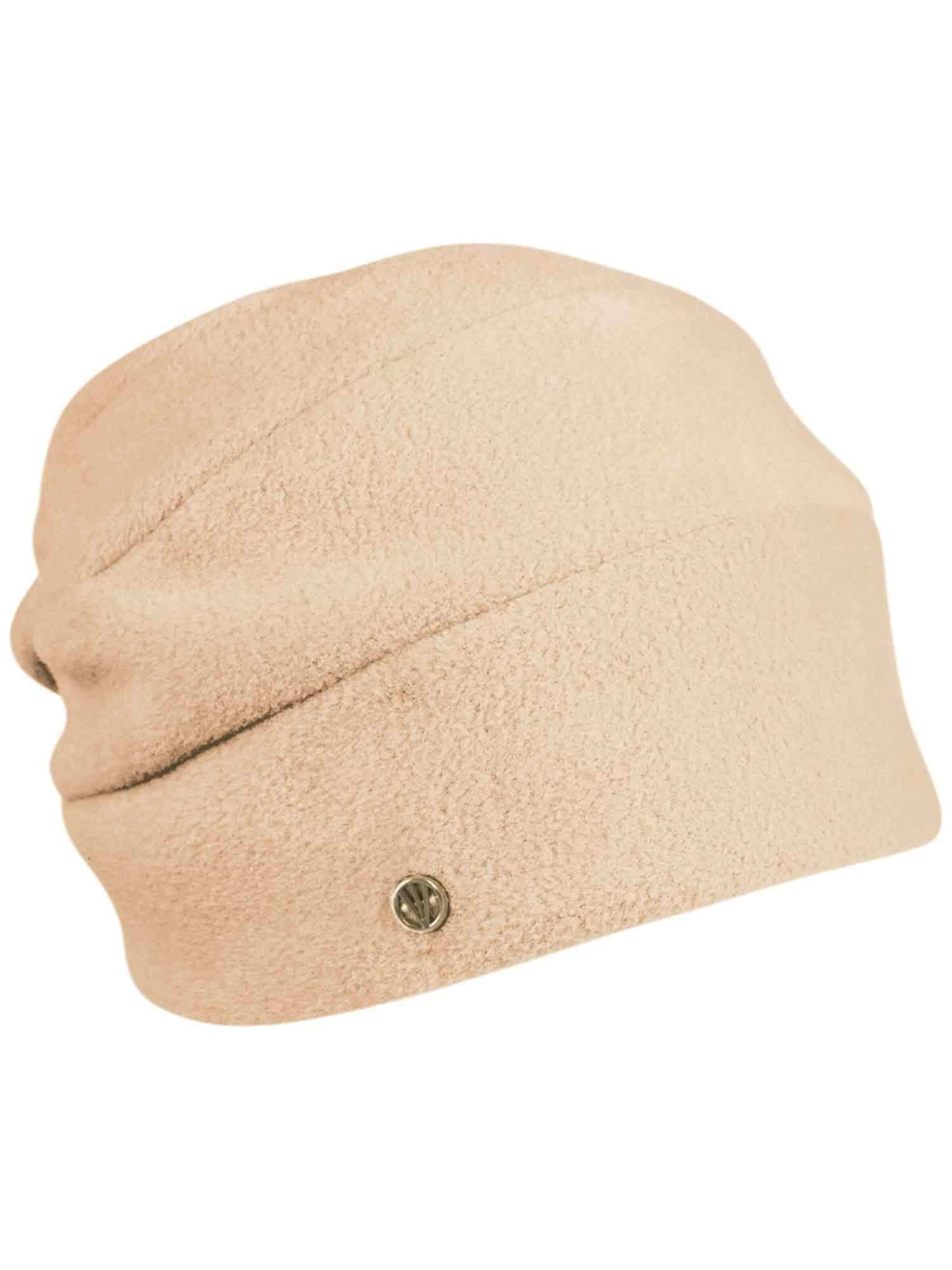 LOEVENICH Beanie in Beige: front