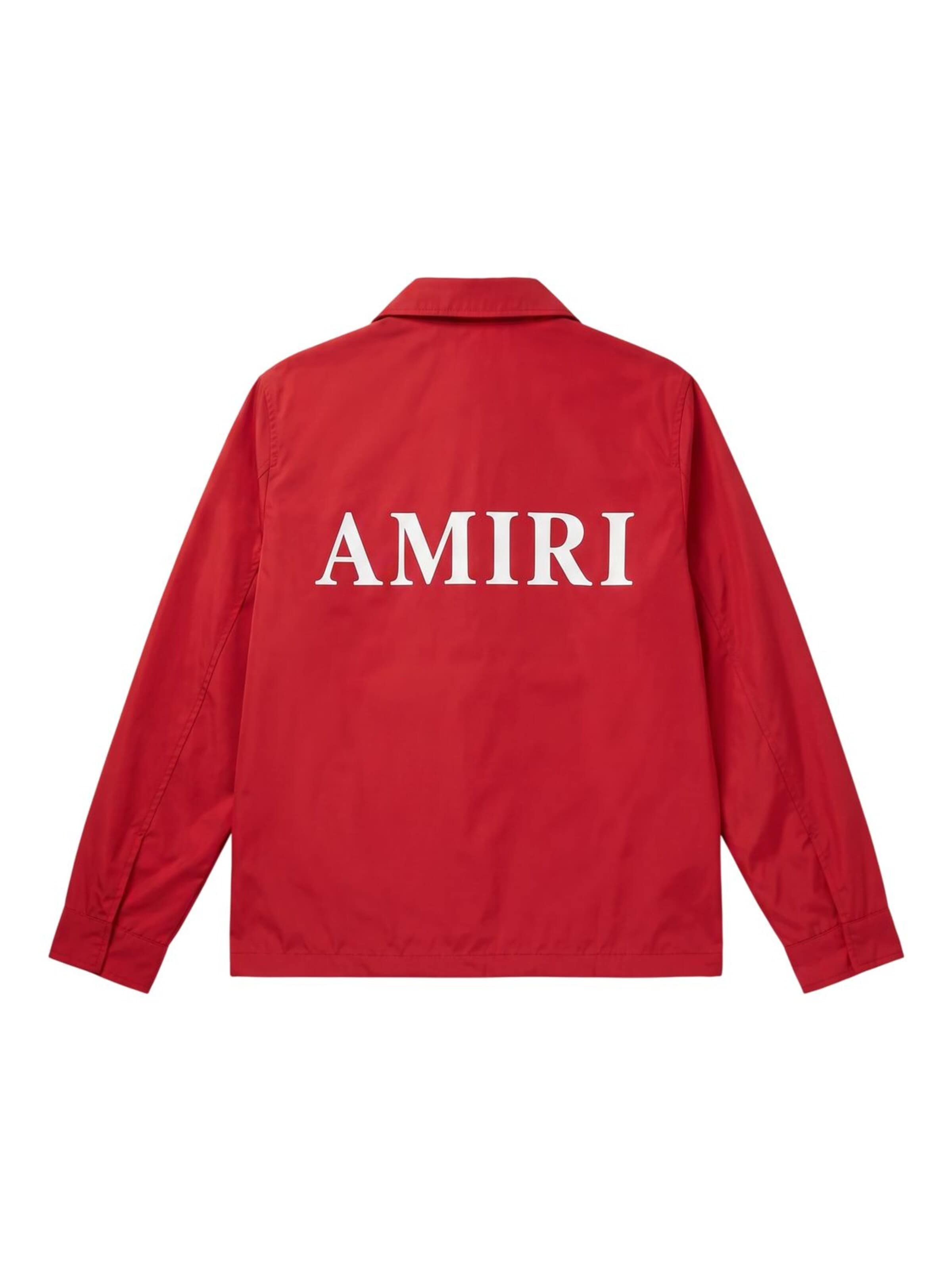 Amiri - Chaqueta de entretiempo 'Amiri Coach Jacke Rot Herren' en rojo