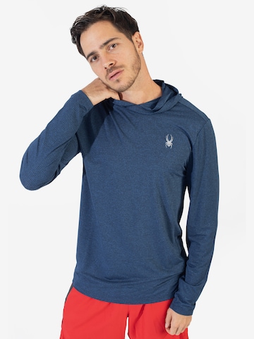 Spyder Sports sweatshirt in Blue: front